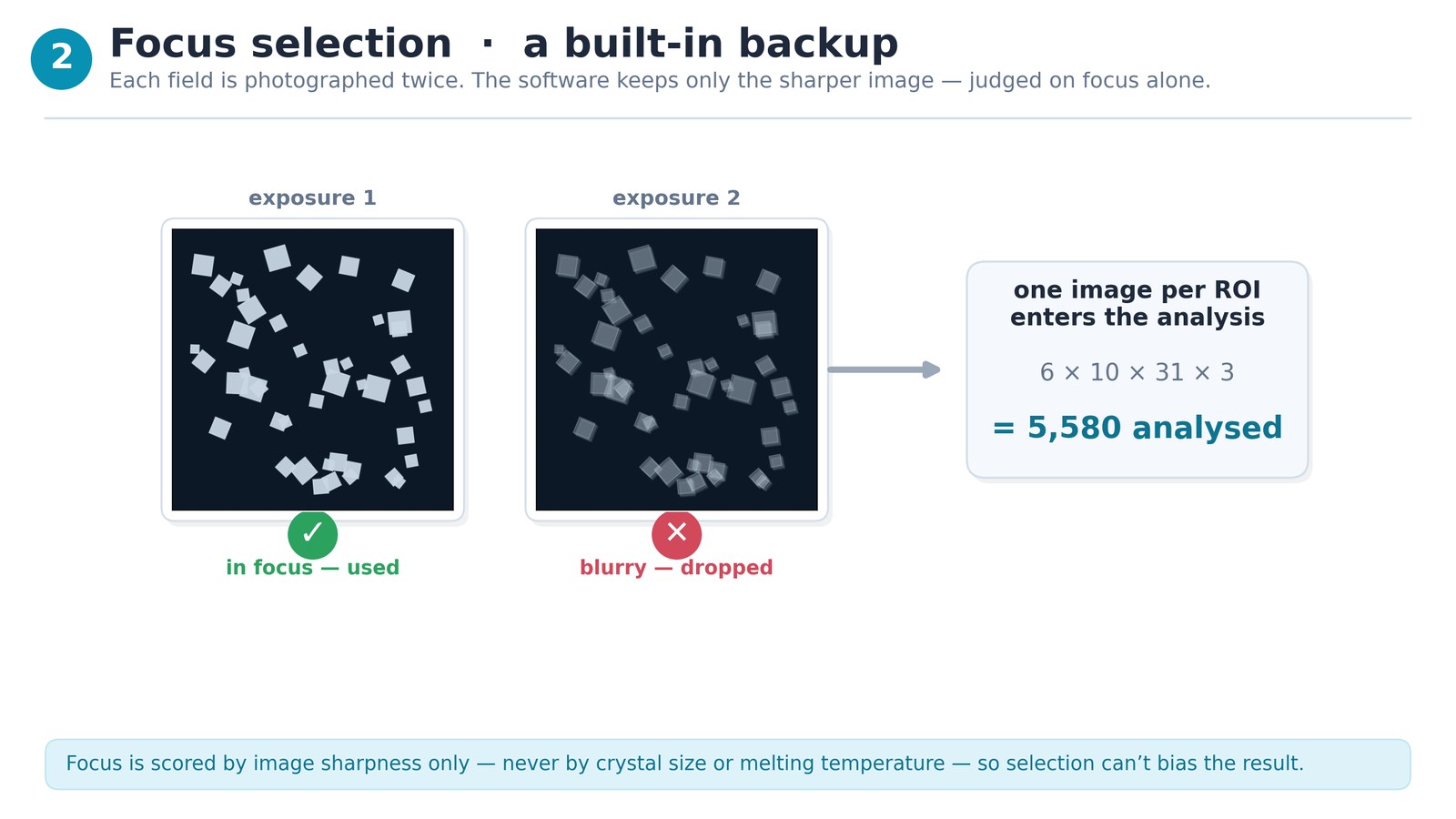 Step 2 — Focus selection